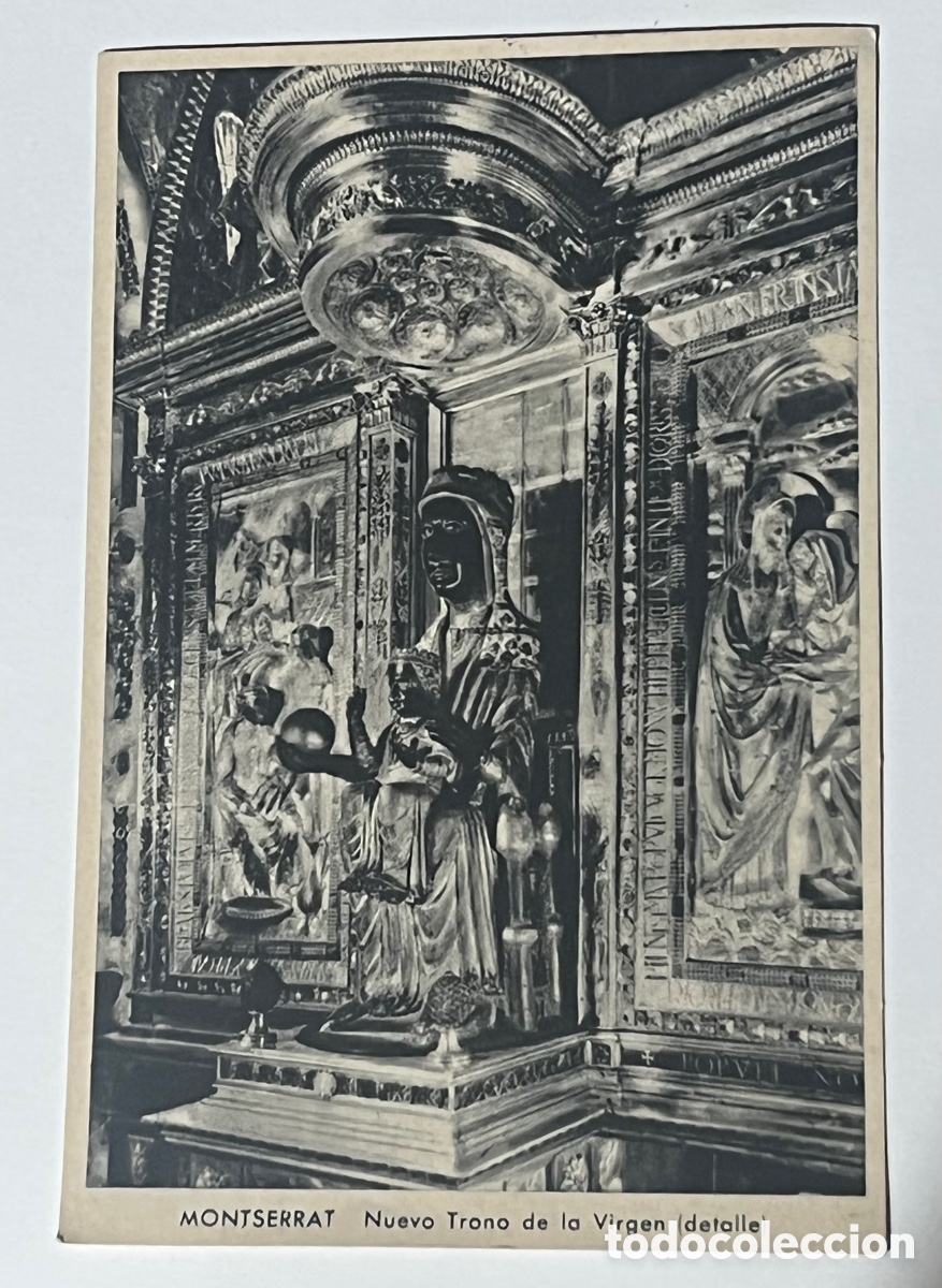 Cartoline: POSTAL: MONTSERRAT - NUEVO TRONO DE LA VIRGEN