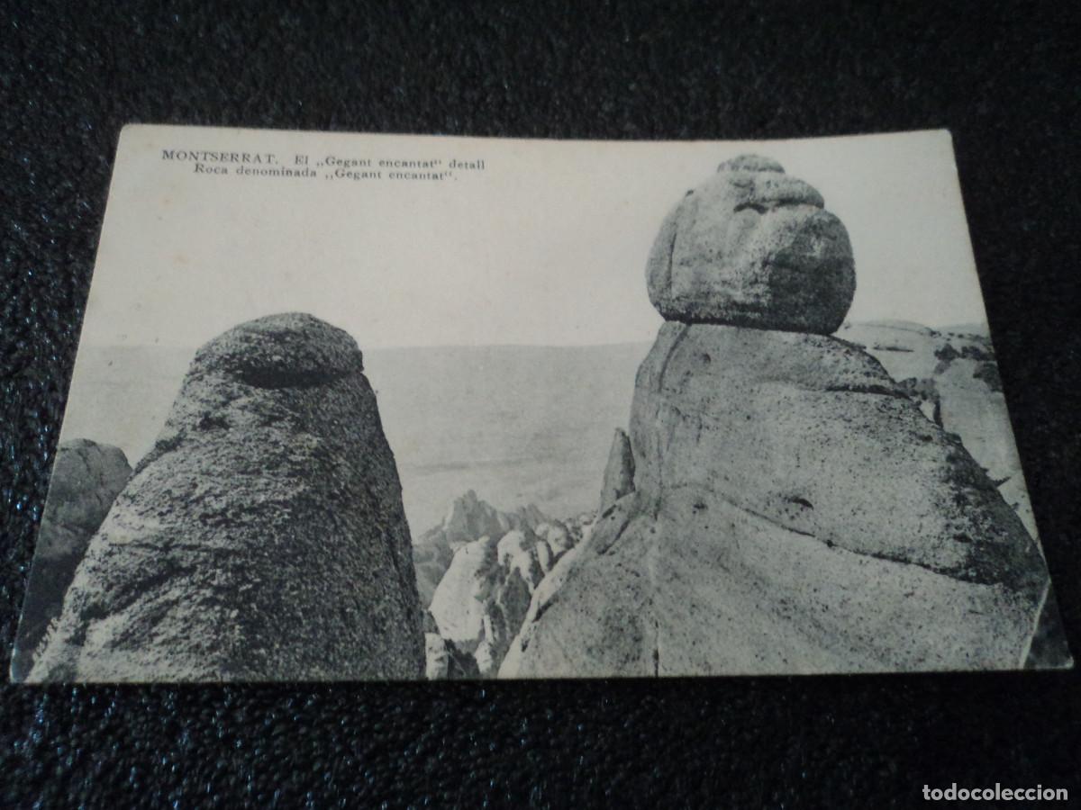Postales: MONTSERRAT - EL GEGANT ENCANTAT, DETALL, L. ROCA