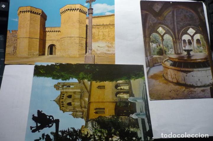 Postales: lote postales monasterio de poblet &iexcl;&iexcl;2 escritas&iexcl;&iexcl; cm