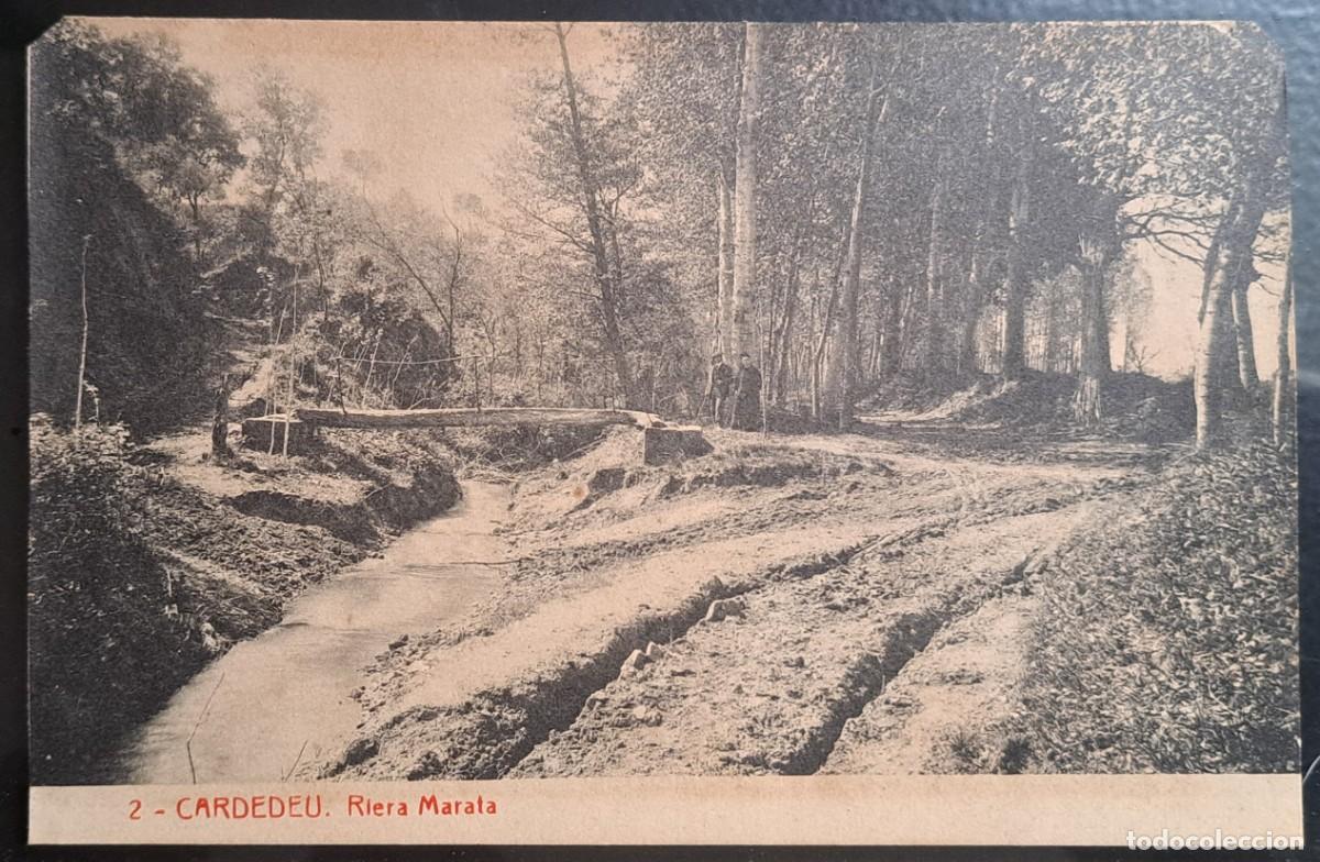 Postales: Postal de Cardedeu, Riera Marata (Catalu&ntilde;a) - Foto 1