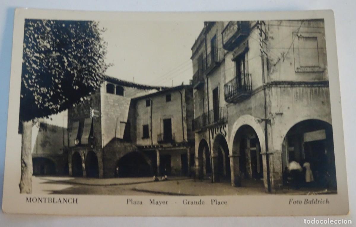 Postales: ANTIGUA POSTAL, MONTBLANCH , PLAZA MAYOR, FOTO BALDRICH, ESCRITA, VER FOTOS