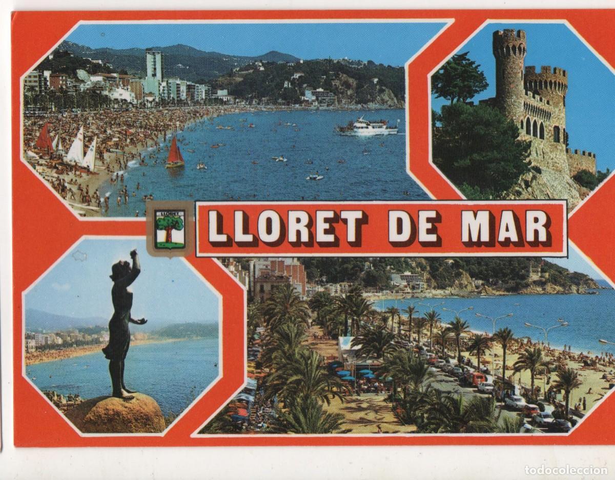 Postales: Postal de LLoret de Mar-Girona-circulada-