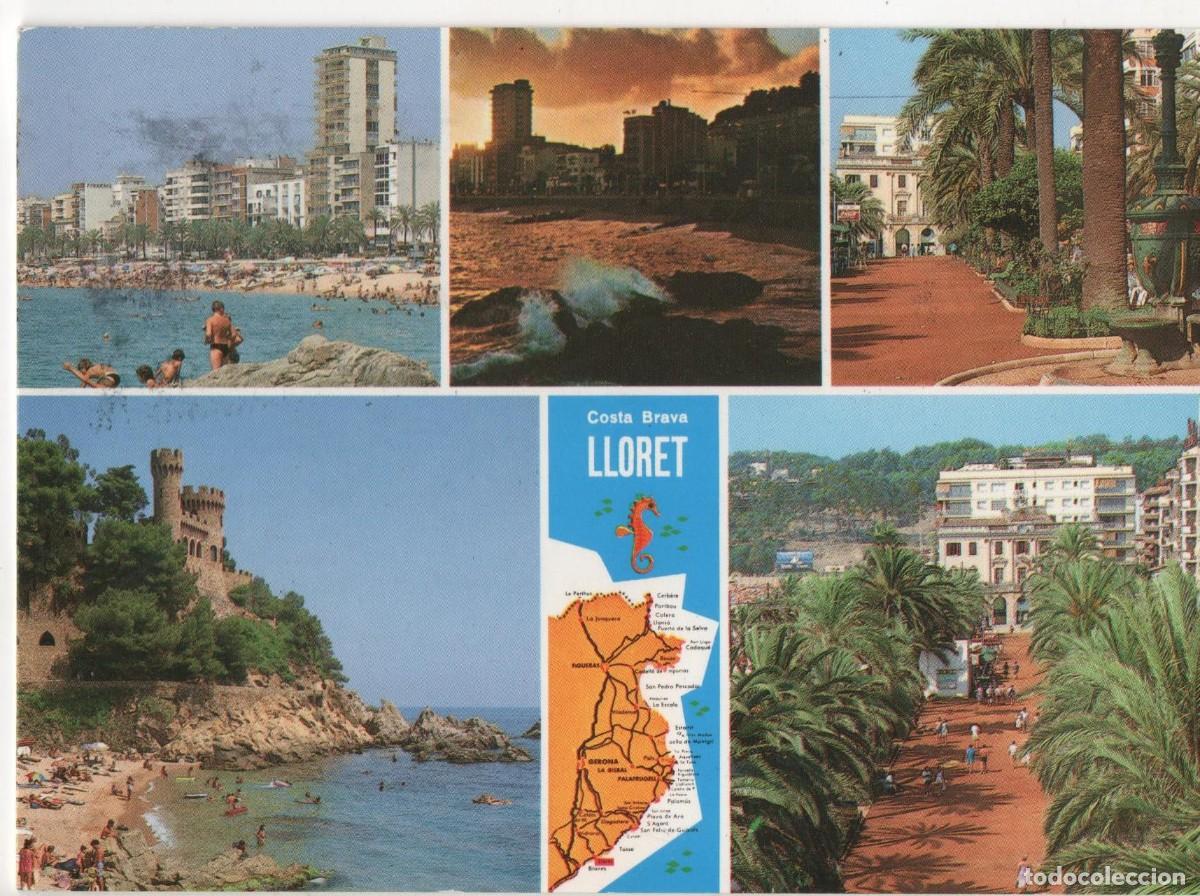 Postales: Postal de Lloret de Mar-Girona-circulada- - Foto 1