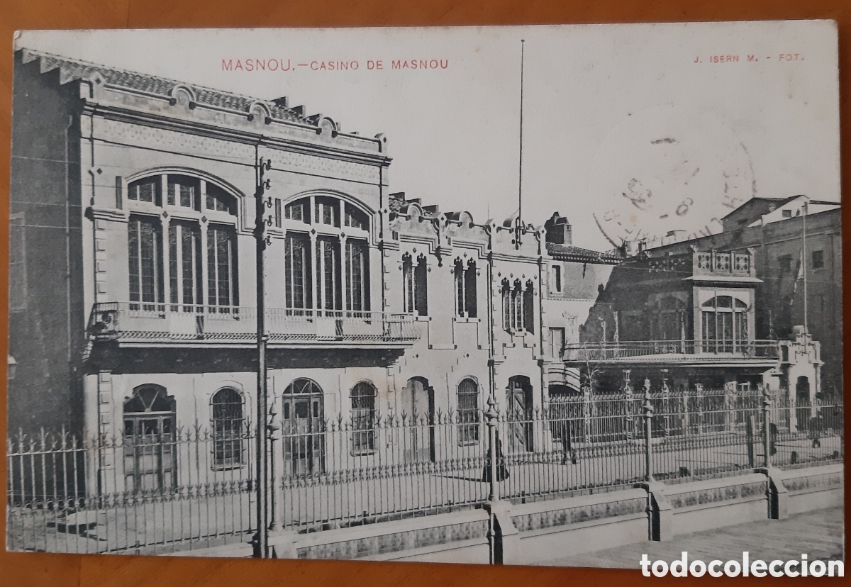 Postcards: Postal Masnou. Casino. Escrita y matasellada. R3508