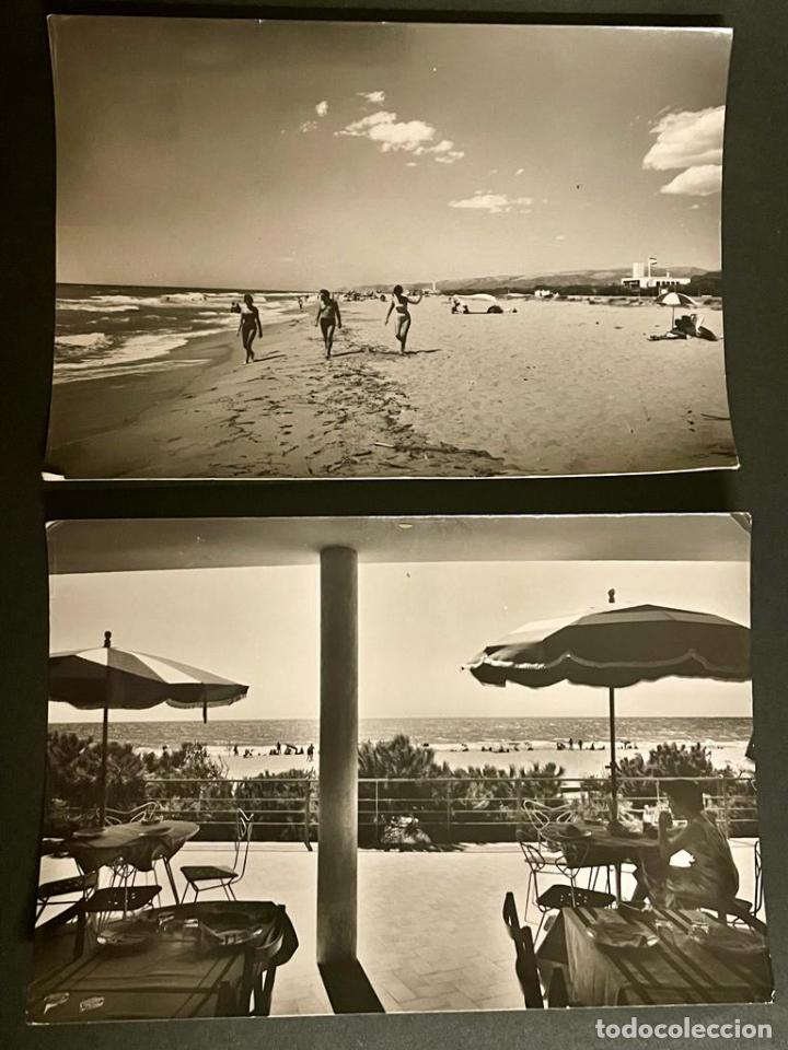 Postales: BA&Ntilde;OS CAPRI (RESTAURANTE GAVA - PLAYA) LOTE DE DOS POSTALES