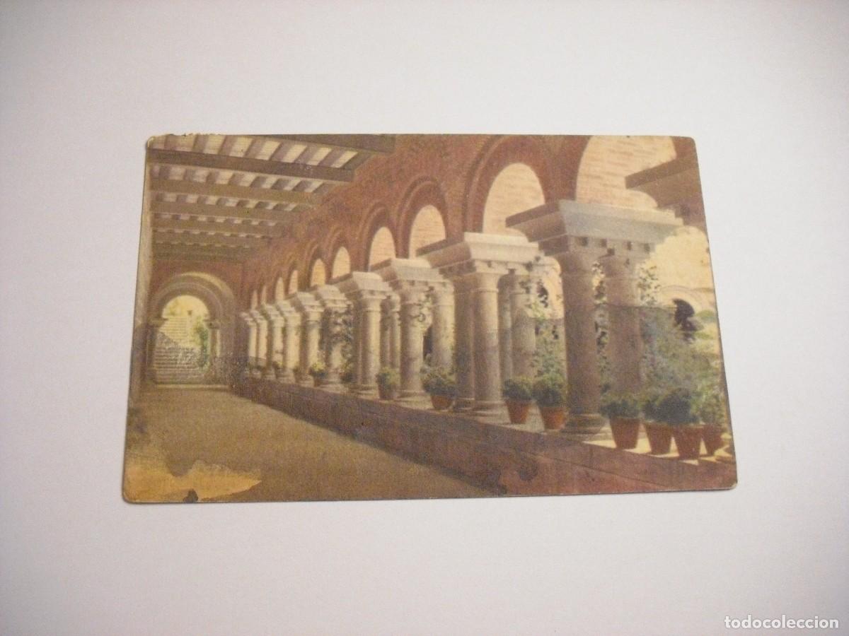 Postcards: MONTSERRAT, UN ALA DEL CLAUSTRO ROMANICO, CIRCULADA 1937