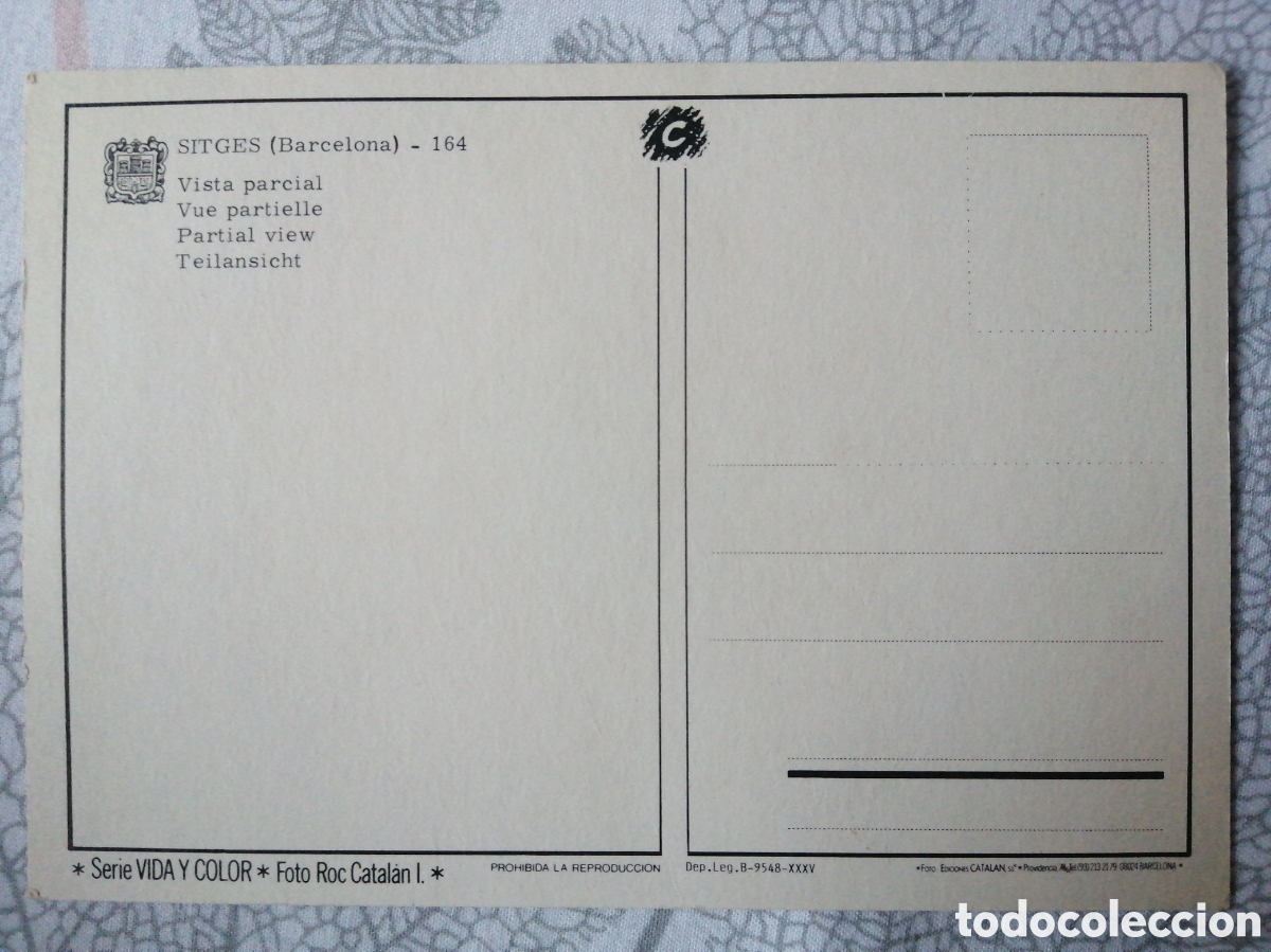 Postales: Postal de Sitges, Barcelona, - Foto 2