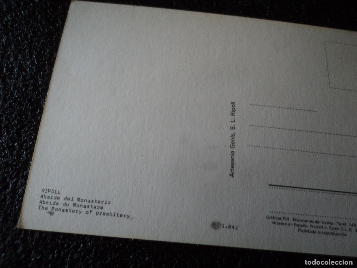 Postales: 1842 Ripoll. Abside del Monasterio, Ed. Art. Genis - Foto 2