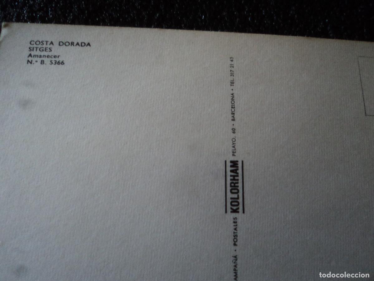 Postales: 5366 sitges, amanecer, ed. kolorham - Foto 2