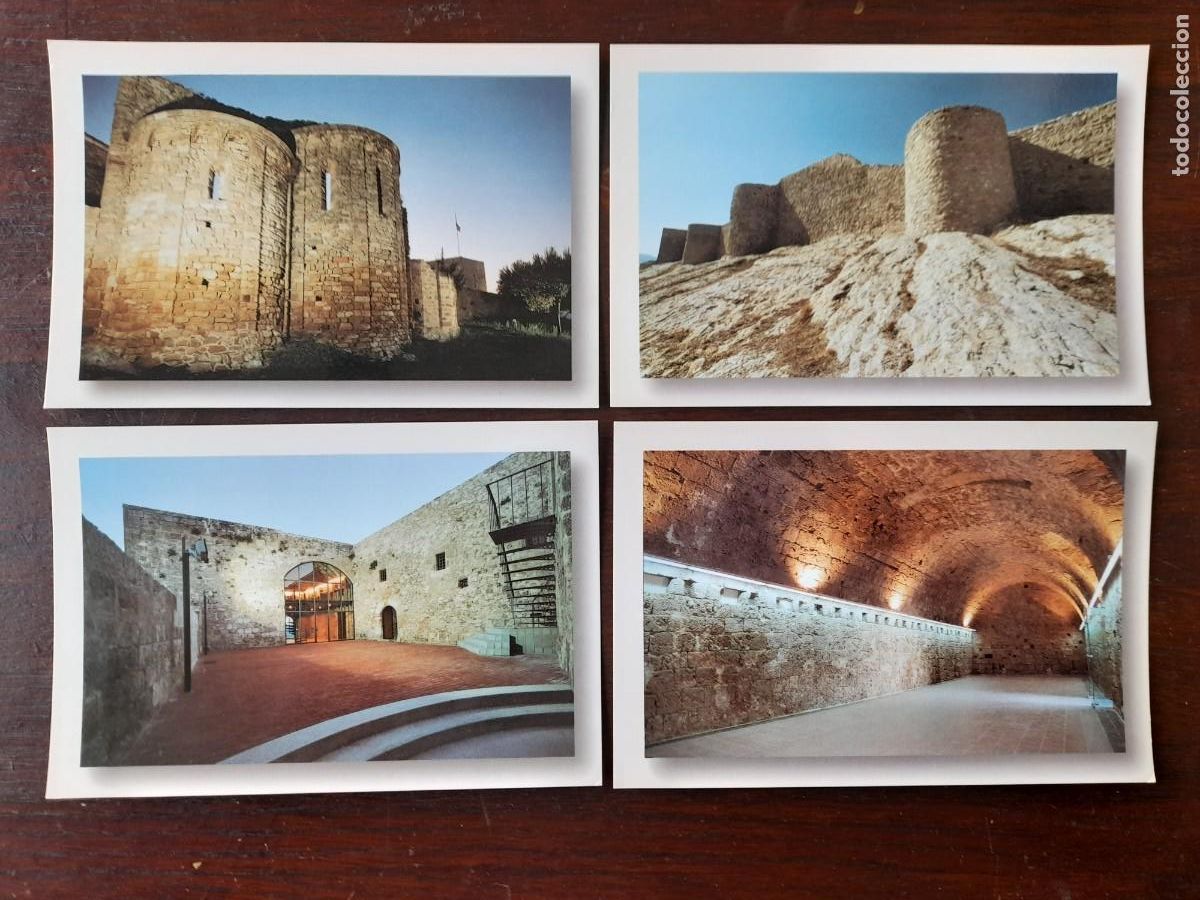 Postcards: Una postal absis primera Iglesia Santa Mar&iacute;a Castell la Pobla de Claramunt, 4 tarjetas a elegir