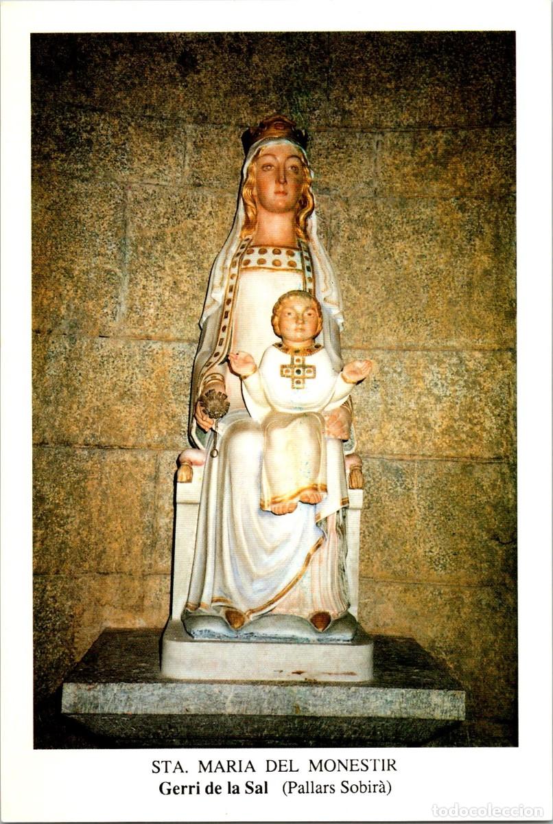 Postales: Gerri de la Sal (Pallars Sobir&agrave;) - Sta. Maria del Monestir - 170x115mm - Reverso en Blanco