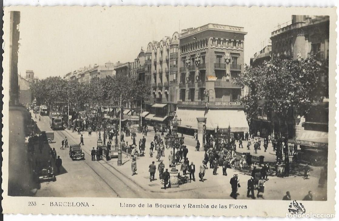 Postales: RAMBLA DE LAS FLORES BARCELONA, CIRCULADA - Foto 1