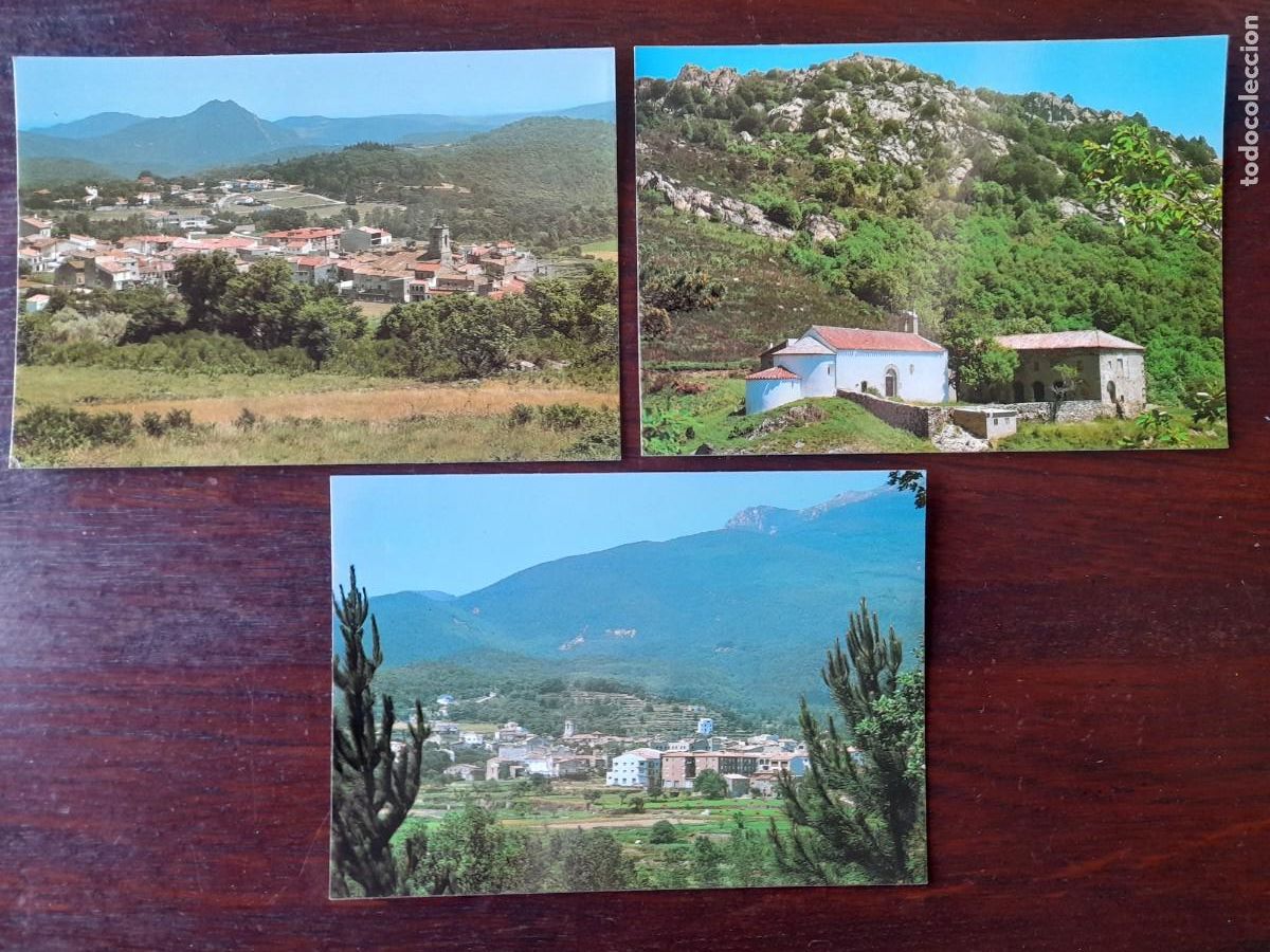 Postcards: Una postal 80&acute;s vista general Massanet de Cabrenys, o Santuaria de les Salines 3 tarjetas a elegir