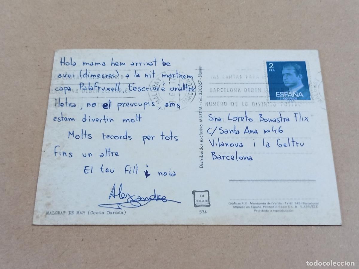 Postales: MARESME - POSTAL MALGRAT DE MAR - Foto 2