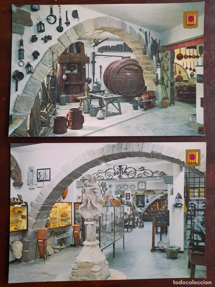 Postkarten: Una postal vintage a&ntilde;os 60&acute;s del museo municipal de Molins de Rei, 2 tarjetas a elegir