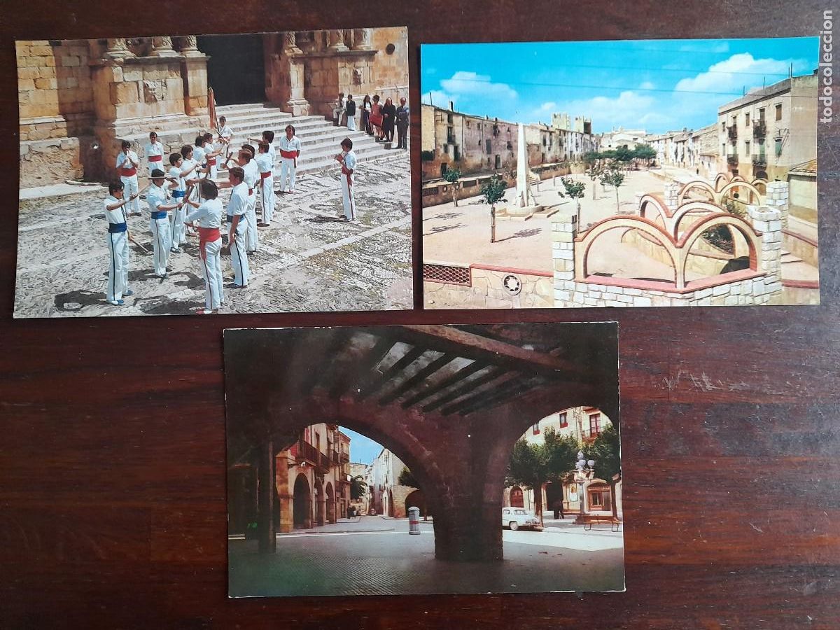 Postkarten: Una postal 70&acute;s &ldquo;Ball de bastons&rdquo; agrupacion baile Montblac o plaza cataluya 3 tarjetas a elegir