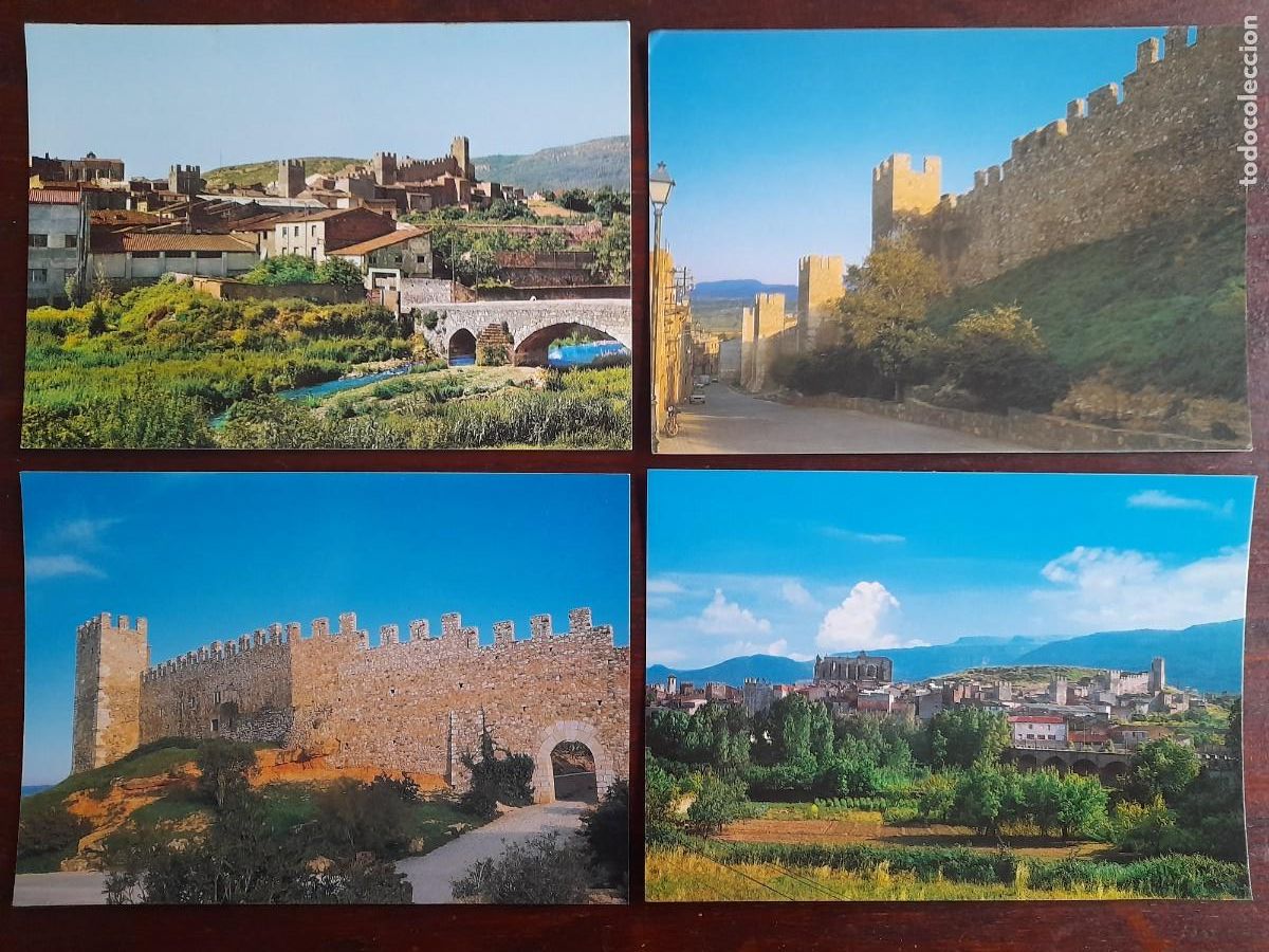 Postkarten: Una postal 70&acute;s puente viejo rio francoli baluart amurallado iglesia Santa Maria 4 tarjetas a elegir