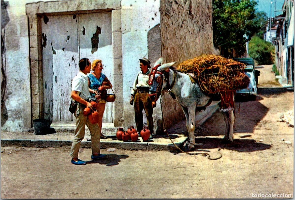 Postales: Costa Brava - Detalle t&iacute;pico - Botijero - Mariano Blasi n&ordm; 2904 - 150x101mm - Burro