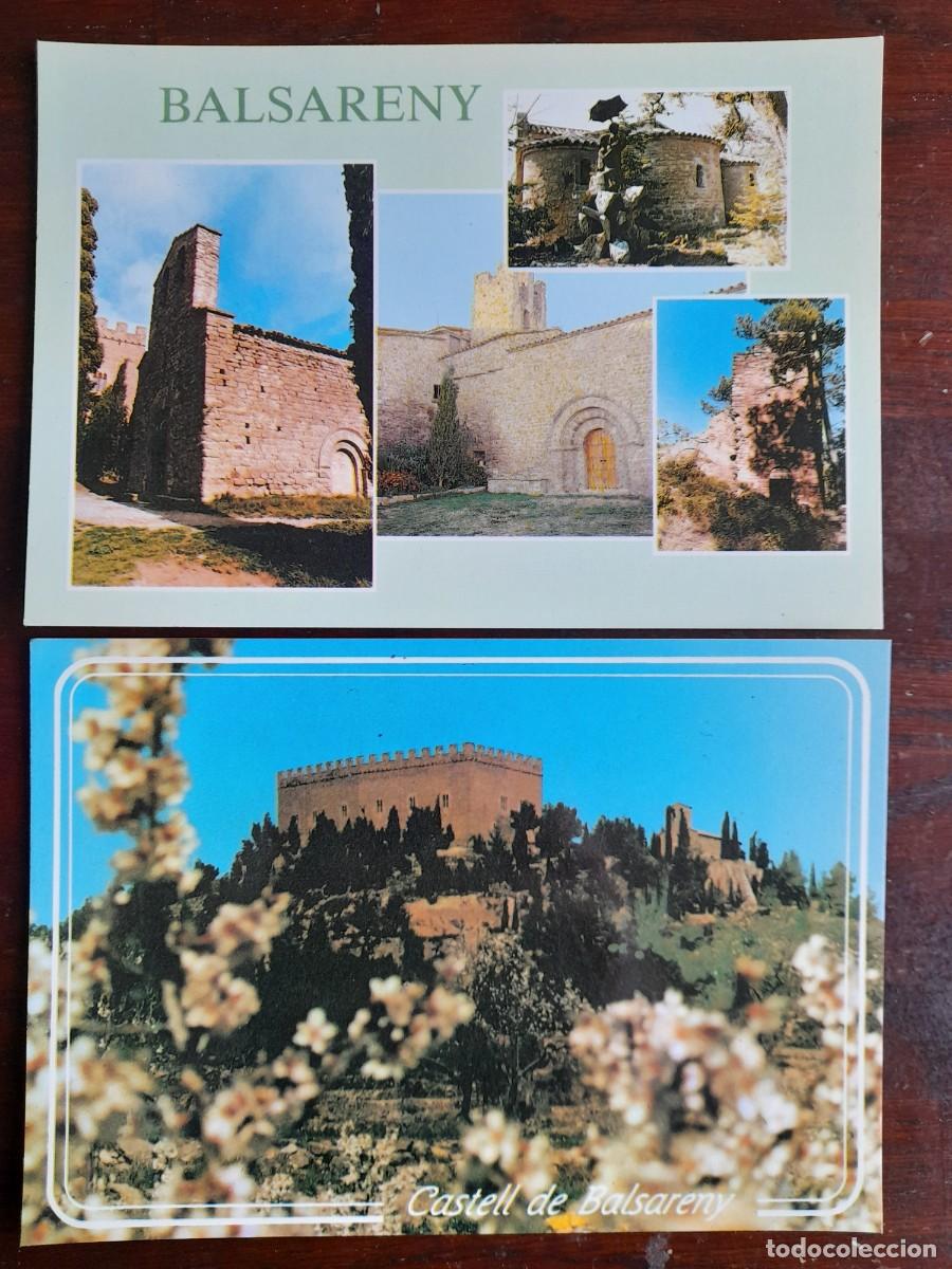 Postkarten: Una postal 80&acute;s ermita Santa Maria y castillo de Balsareny comarca Bages 2 tarjetas a elegir
