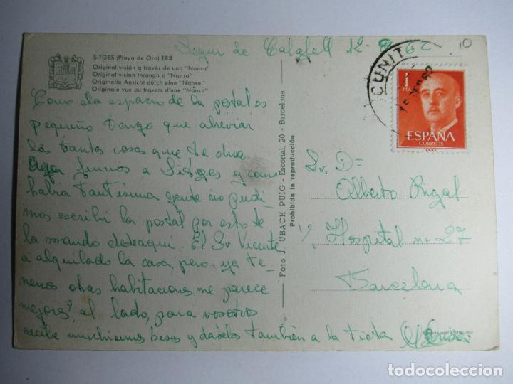 Postales: Sitges - Ubach Puig n&ordm; 183 - Circulada - Foto 2