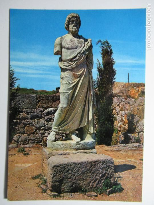 Cartes Postales: Ampurias - Estatua de Esculapio - V.C. n&ordm; 1420 - S/C