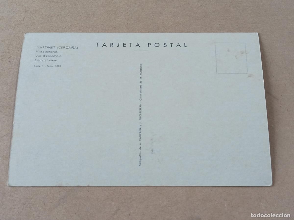 Postales: CERDANYA - POSTAL MARTINET - VISTA GENERAL - Foto 2