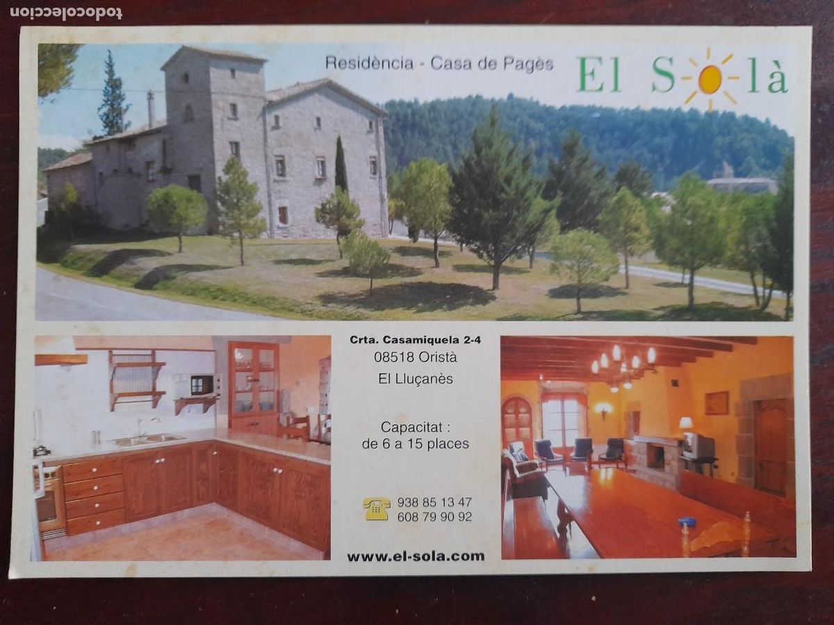 Postkarten: Postal vintage a&ntilde;os 70&acute;s Orista residencia casa de pages El Sola, en el LLu&ccedil;anes