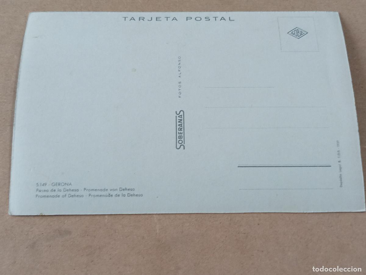 Postales: GIRON&Egrave;S - POSTAL GERONA - PASEO DE LA DEHESA - Foto 2