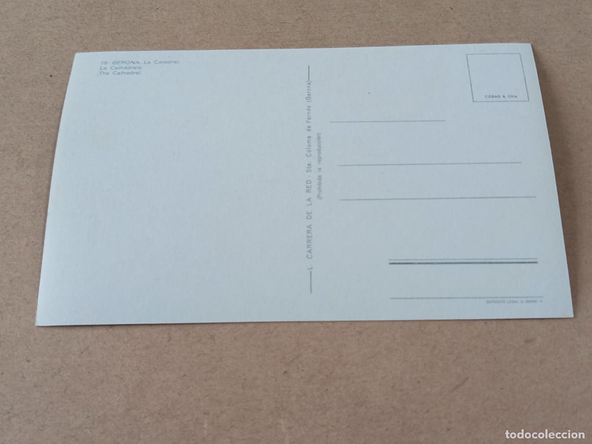 Postales: GIRON&Egrave;S - POSTAL GERONA - LA CATEDRAL - Foto 2
