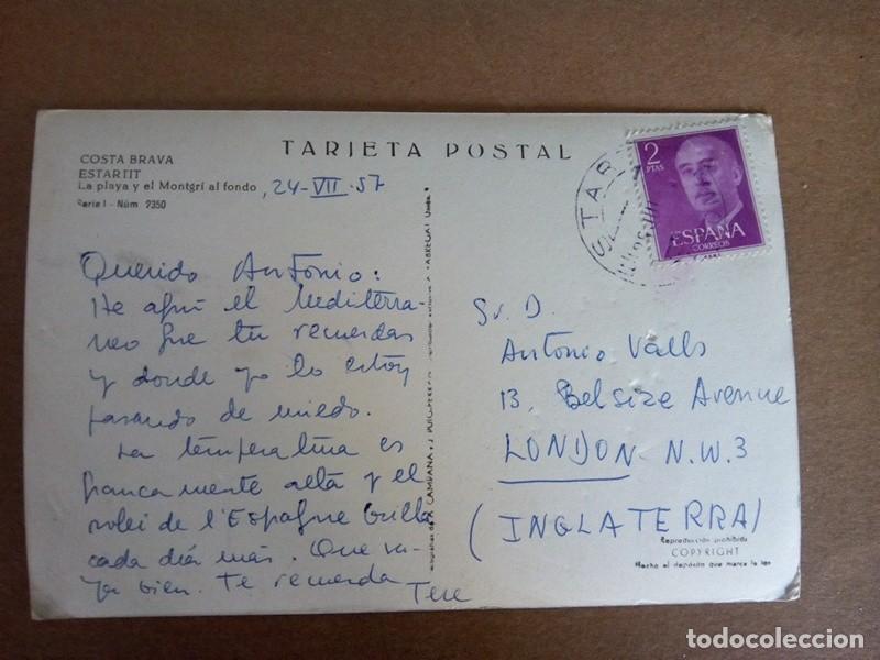 Postales: LESTARTIT , POSTAL ANTIGUA ANIMADA , BLANCO Y NEGRO - Foto 3
