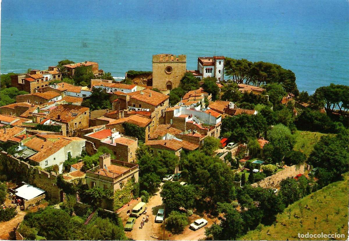 Postales: N&ordm; 1414-COSTA BRAVA. Vista a&eacute;rea de San Mart&iacute;n de Ampurias. ED. V.C. FOT.