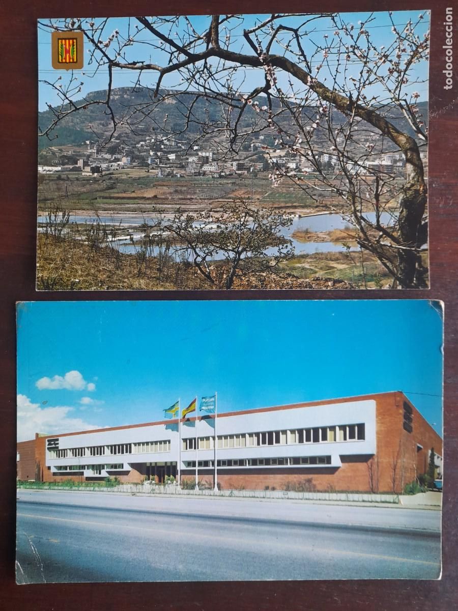 Postkarten: Una postal vintage a&ntilde;os 70&acute;s rio Llobregat en Palleja, Atlas Copco SA, 2 tarjetas a elegir