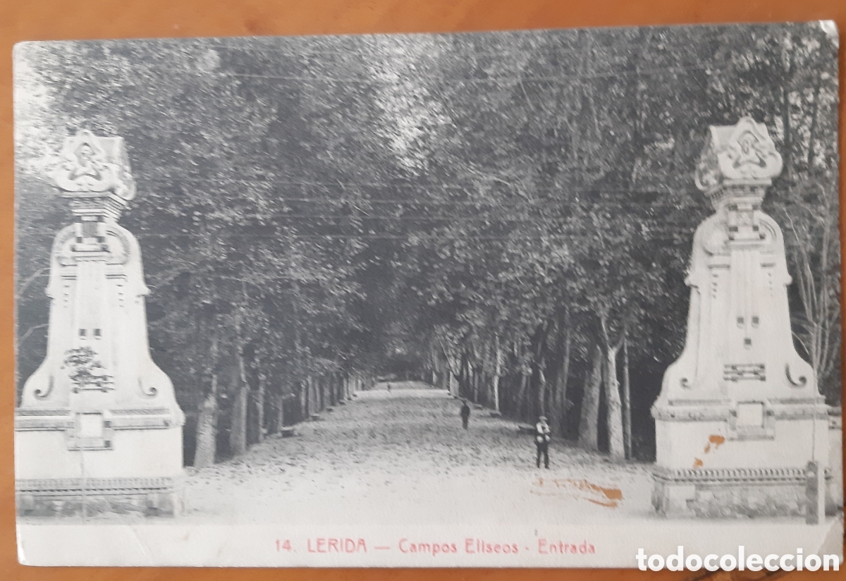 Postais: Postal Lerida.entrada Campos Eliseos. Sin escribir. R4100