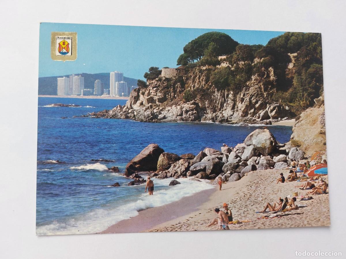 Postales: POSTAL - COSTA BRAVA PLAYA DE ARO VISTA GENERAL DE LA PLAYA DESDE CONDADO DE SAN JORGE