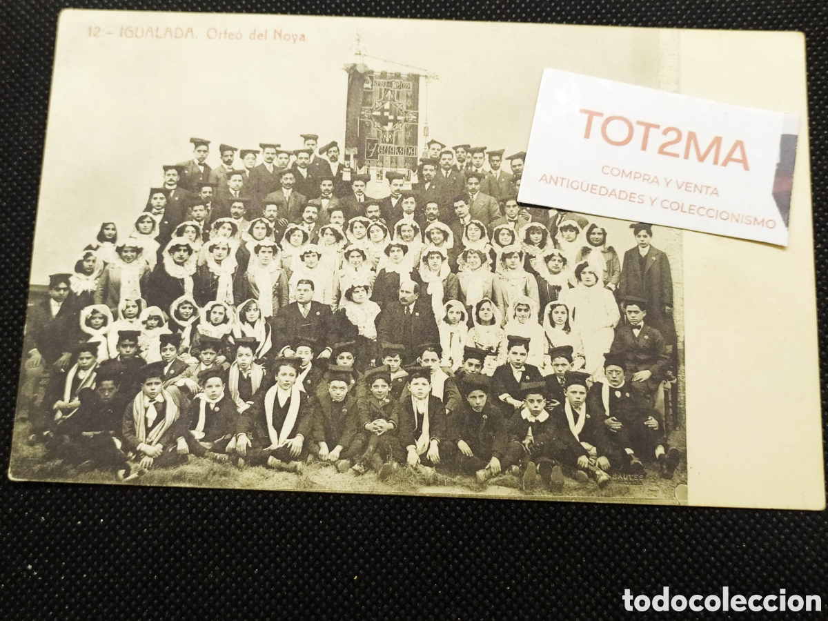 Postales: Postal Igualada. Orfeo del Noya - Foto 1