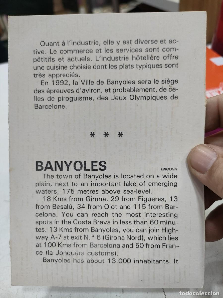 Postales: Postal BANYOLES - Foto 2