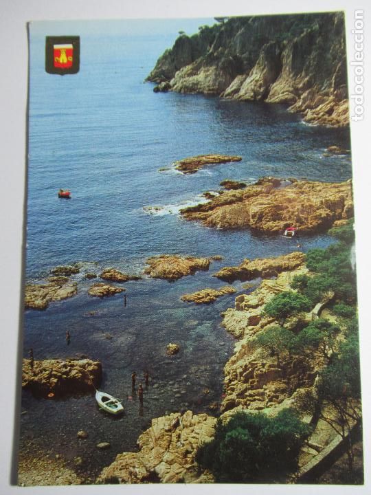 Postales: Aigua Xelida (Costa Brava) - Acantilados - Escudo de Oro n&ordm; 1 - Circulada