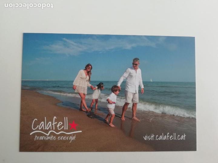 Postkarten: Postal Calafell Baix Pened&egrave;s Barcelona Turismo Playa familiar
