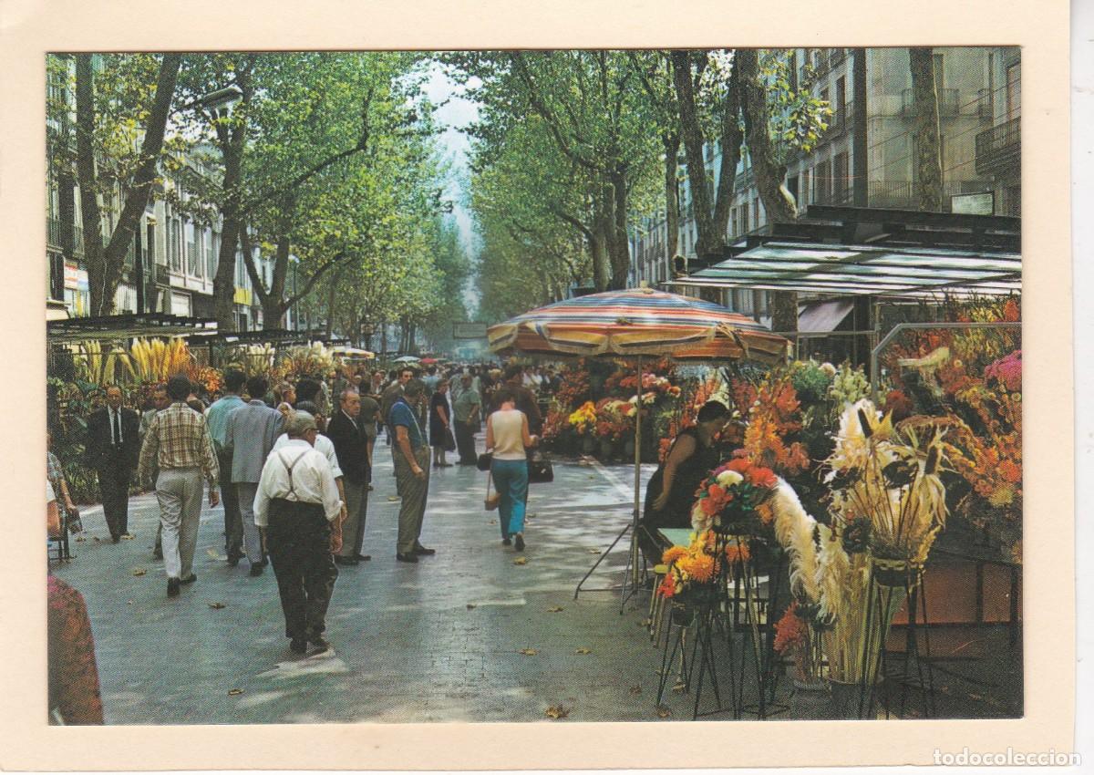 Postales: BARCELONA. RAMBLAS (1977) - Foto 1