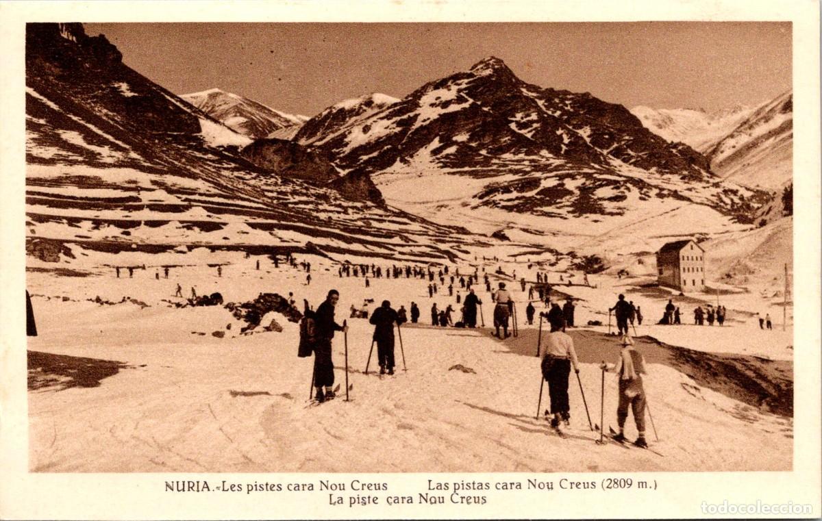 Postcards: Nuria - Les pistes cara Nou Creus - L. Roisin - 141x89mm