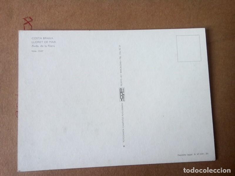 Postales: LLORET DE MAR , POSTAL ANTIGUA ANIMADA . - Foto 3