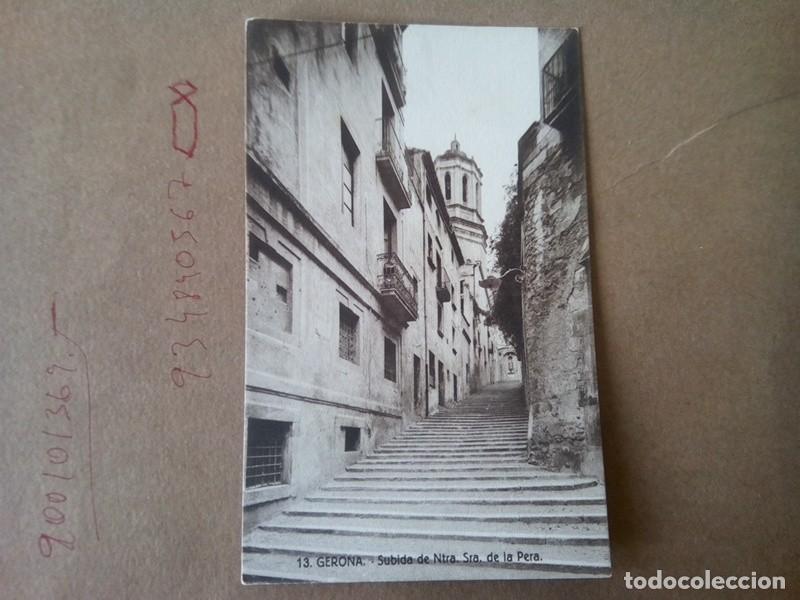Postales: GIRONA , POSTAL ANTIGUA ANIMADA , BLANCO Y NEGRO - Foto 1