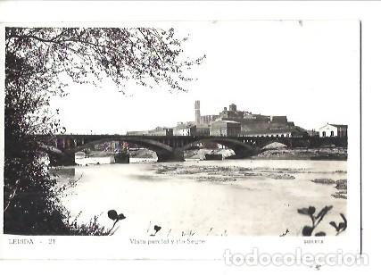 Postales: ANTIGUA POSTAL 21 LERIDA VISTA PARCIAL Y RIO SEGRE GUILERA