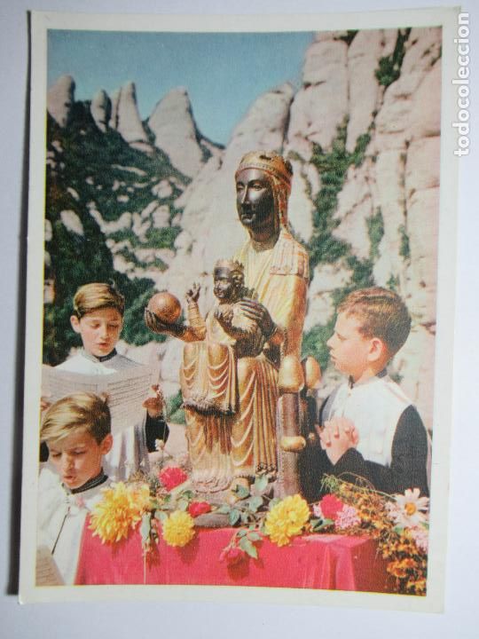 Postkarten: Montserrat - Santa Mar&iacute;a de Montserrat y escolanes - S/C