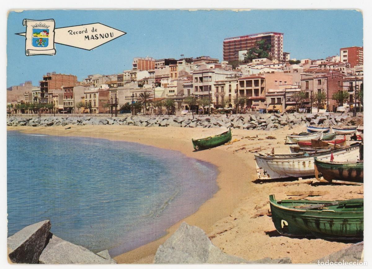 Postales: m09702 masnou playa 1966 pergamino n&ordm;1039 escrita