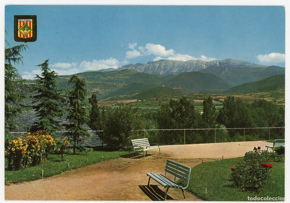 Postales: m09709 seu d'urgell al fondo el cadi 1968 escudo de oro n&ordm;3787 sc