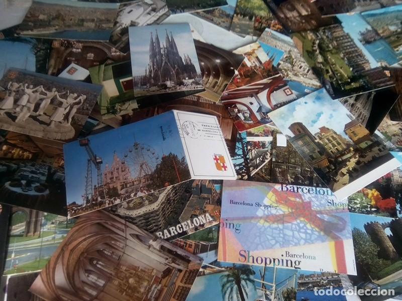 Postales: LOTE DE APROX. 65 POSTALES DE BARCELONA - Foto 2