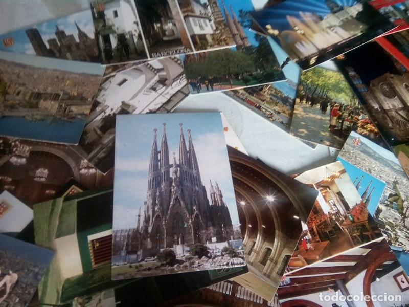 Postales: LOTE DE APROX. 65 POSTALES DE BARCELONA - Foto 4
