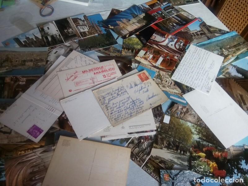 Postales: LOTE DE APROX. 65 POSTALES DE BARCELONA - Foto 13