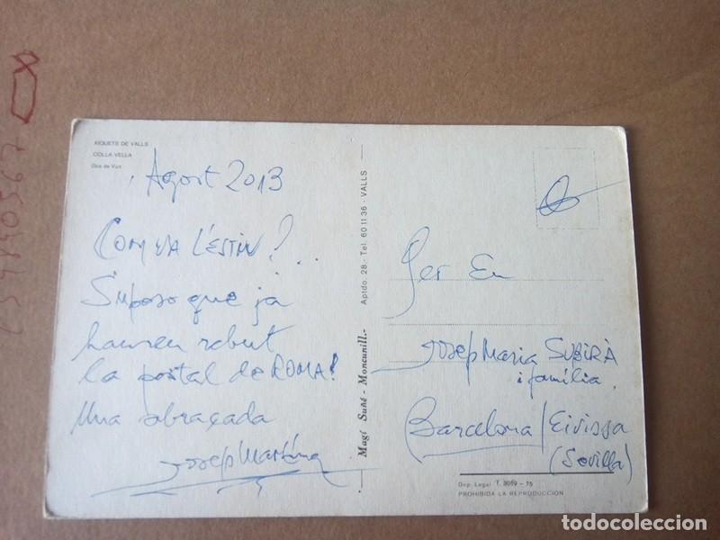 Postales: VALLS , POSTAL ANTIGUA ANIMADA . - Foto 3
